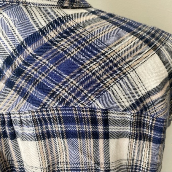 Rails Sleeveless Button Down Top Plaid Medium - Picture 6 of 7
